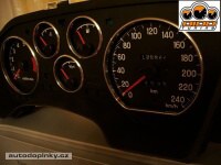 EVO RINGS r�me�ky kolem palubn�ch p��stroj� z le�t�n�ho hlin�ku Mitsubishi Ecilpse  -- rok v�roby 90-95 ( po�et d�l� v sad� 5 )